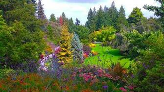 Wallpaper Vancouver Canada Queen Elizabeth Garden Nature