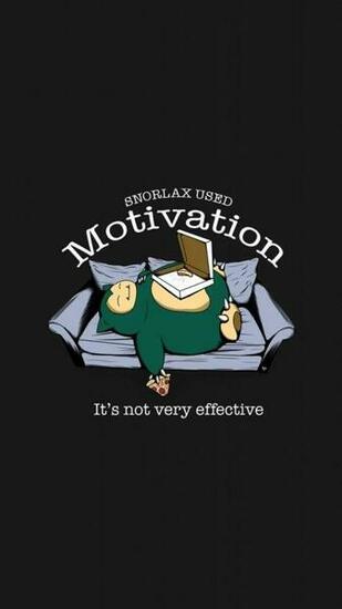Pokemon Funny Snorlax Motivation HD