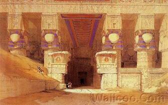 David Roberts Paintings The Ancient Egypt Egyptian
