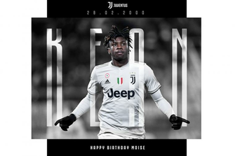 Happy BirtHDay Moise Kean Juventus