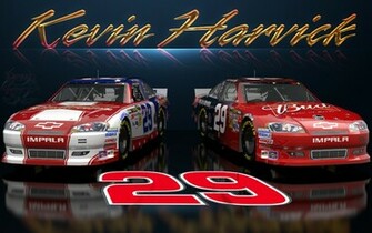 Kevin Harvick Budweiser Wicked Text Wallpaper