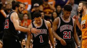 Jimmy Butler Derrick Rose Joakim Noah Chicago Bulls