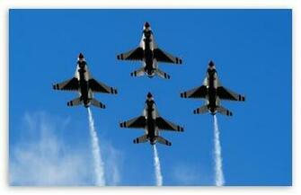 Thunderbird Usaf Acrobatic Team HD Desktop Wallpaper High Definition