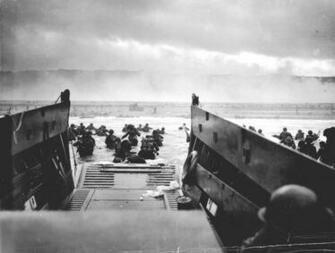 Soldiers American Normandy France Grayscale World War Ii D