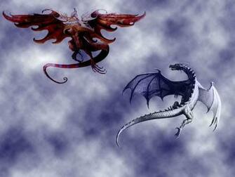 Fire And Ice Dragons Wallpaper