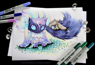 Fanarts De Kindred En Pagaille League Of Legends