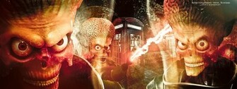 Mars Attacks Alien Wallpaper