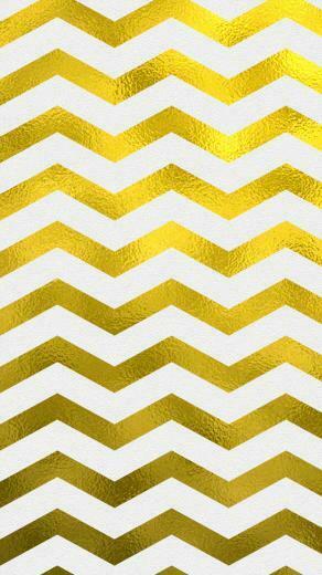 Gold Chevron Wallpaper For iPhone