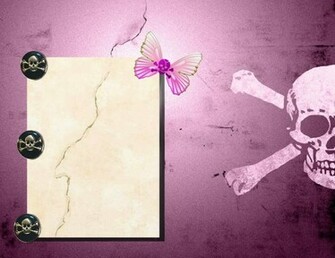 Pink Skulls Wallpaper