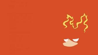 Minimal Artwork Wallpaper Of Magmar Paperpull