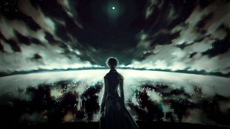 Dark Anime Aesthetic Desktop Wallpaper
