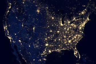 Incredible Wallpaper Of Earth At Night From A Nasa Satellite