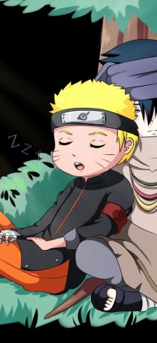 Uchiha Sasuke Uzumaki Naruto Cute Chibi Friends