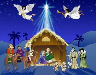 Nativity Scene Desktop Wallpaper