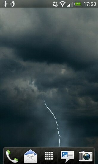 Storm Lightning Live Wallpaper Screenshot