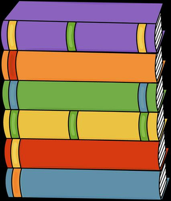 Tall Stack Of Books Clip Art Image Hardcover In