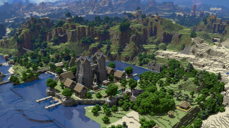 Minecraft Landscape Wallpaper