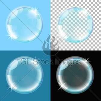Bubble On Different Types Of Background Gl Stock Image