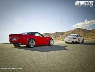 Corvette Zr1 Vs Porsche Turbo Wallpaper Motor Trend