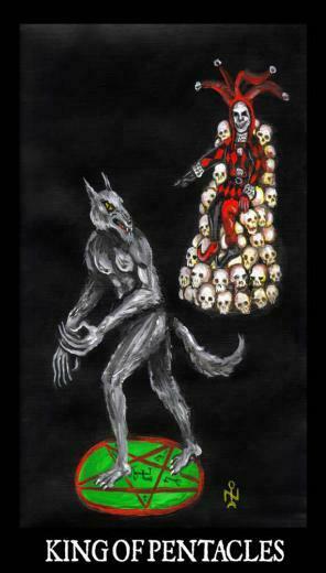Pentacles Esoteric And Occult Luciferian Tarot Cards Wallpaper Image
