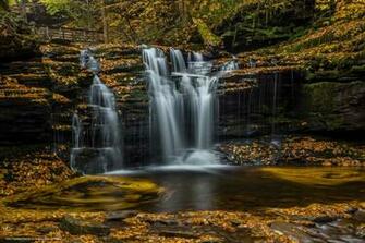Wallpaper Ricketts Glen State Park Pennsylvania