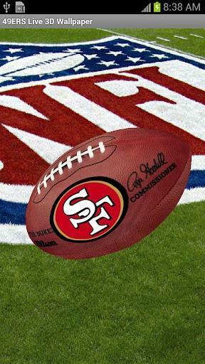 Bigger San Francisco 49ers 3d Lwp For Android Screenshot