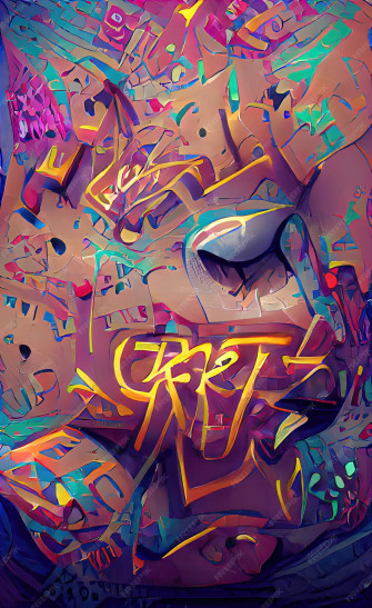 Abstract Graffiti iPhone Wallpaper