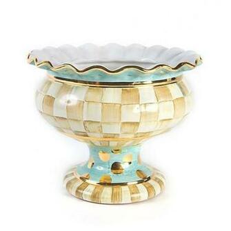 Parchment Check Stoutly Vase