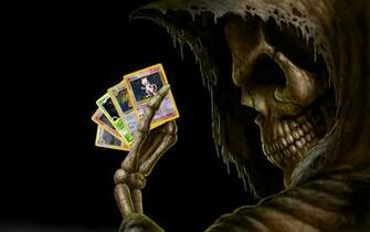 Skulls Skeletons Pokemon Cards Wallpaper