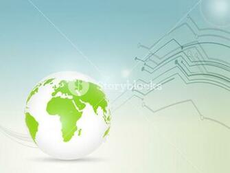 Save The Earth Concept With Globe On Networking Background