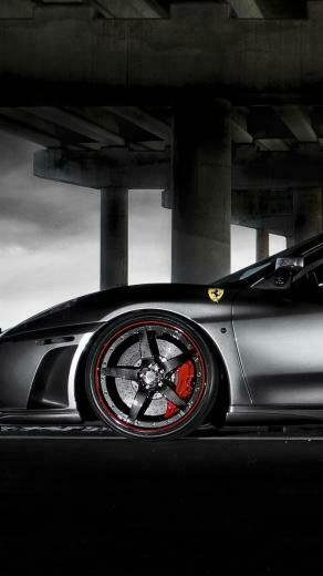 Wallpaper iPhone Plus Ferrari Black Inches X