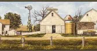 Wallpaper By Topics Country Farm Scenes Border