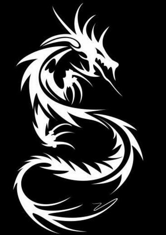 Tribal Dragon Wallpaper