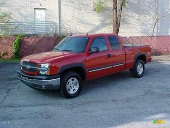 Victory Red Chevrolet Silverado Z71 Extended Cab
