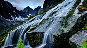 Rocky Mountain Falls Wallpaper
