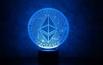 Wallpaper Blue Logo Coin Fon The Air Eth Ethereum Image For