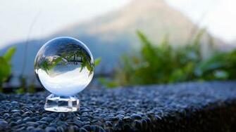 Glass Globe Computer Wallpaper Desktop Background