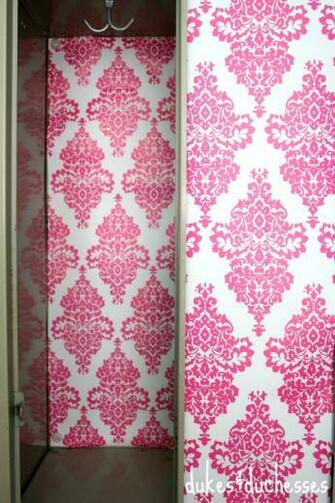 The Wallpaper Is Attached With Strong Cute Magnets That Hold It In