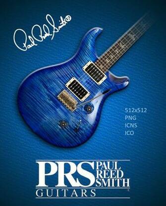 Paul Reed Smith Prs Custom Faded Blue Icon By Sergioromano On