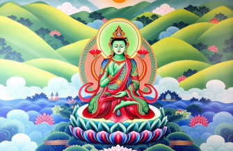 Green Tara Wallpaper