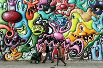 Cool Graffiti Art Background Nyc Rafacine