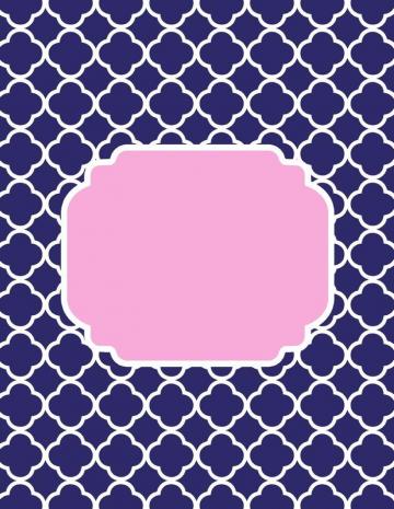 Quatrefoil Monogram Lee Johnston Lomax This Was The