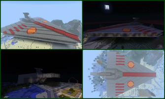 Minecraft Star Wars Acclamator By Terrorpooh