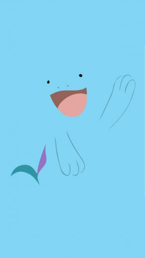 Blue Pokemon iPhone Wallpaper