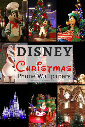 Walt Disney World Christmas Wallpaper iPhone