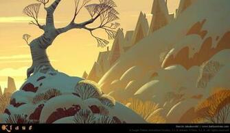 Klaus Teaser Background Painting By Marcin Jakubowski X