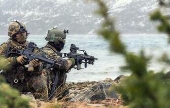 Wallpaper Assault The Bundeswehr Rifle Soldiers