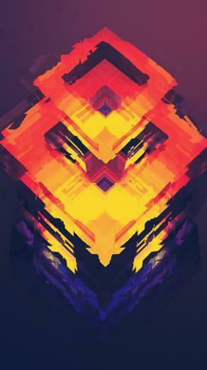 Wallpaper Abstract Polygon 4k 5k iPhone Android