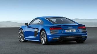 Blue Audi R8 Etron Wallpaper