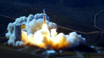 HD Take Off Rocket Wallpaper